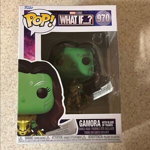 Funko What If...? Gamora with Blade Figure - Green and Gold